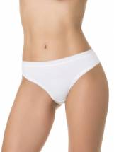 Бамбуковые трусики-бразилиана с ажурной задней частью Dentelle