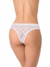 Бамбуковые трусики-бразилиана с ажурной задней частью Dentelle