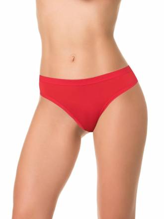 Бамбуковые трусики-бразилиана с ажурной задней частью Dentelle