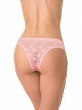 Бамбуковые трусики-бразилиана с ажурной задней частью Dentelle