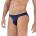 Темно-синие трусы-танга Deseo Brief Clever Masculine Underwear