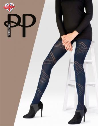 Женственные колготки с рисунком-геометрией Pretty Polly