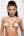 Портупея из стреп-лент с золотистым декором Me Seduce