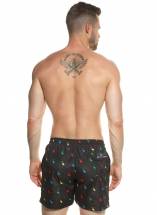 Мужские пляжные шорты с принтом в виде цветных фламинго Jolidon