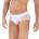 Белые полупрозрачные трусы-брифы Yin Yang Brief Clever Masculine Underwear