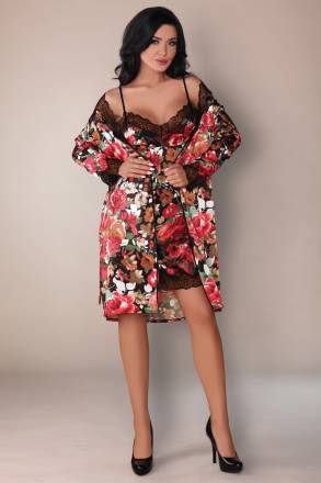 Пеньюар, сорочка и трусики Mariee LivCo Corsetti Fashion