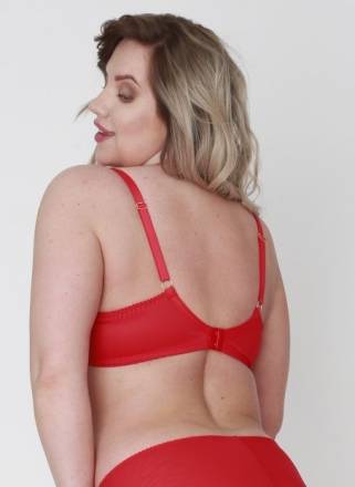 Бюстгальтер с мягкой чашкой plus size из кружева с &quot;ресничками&quot; Akcent