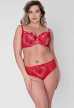 Бюстгальтер с мягкой чашкой plus size из кружева с &quot;ресничками&quot; Akcent