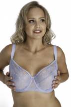 Бюстгальтер с мягкой чашкой plus size из кружева с &quot;ресничками&quot; Akcent