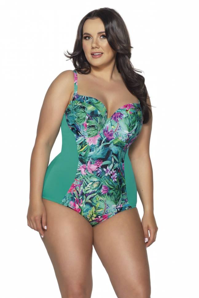 Совместный купальник Paradise с чашкой +size AVA