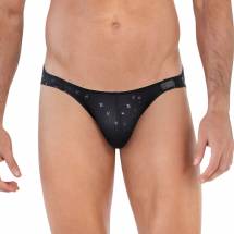 Черные трусы-слипы со звездочками Illusion Brief Bikini Clever Masculine Underwear