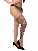 Колготки +size с имитацией тату в виде змеи STOP Your Style