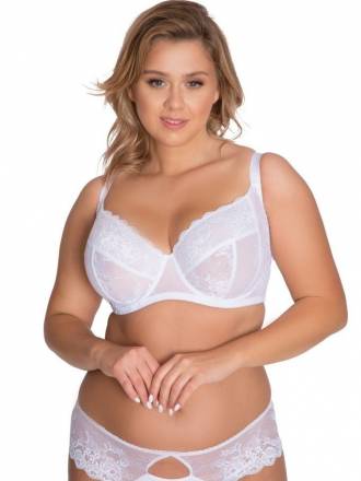 Кружевной бюстгальтер на косточках с боковыми поддержками Akcent