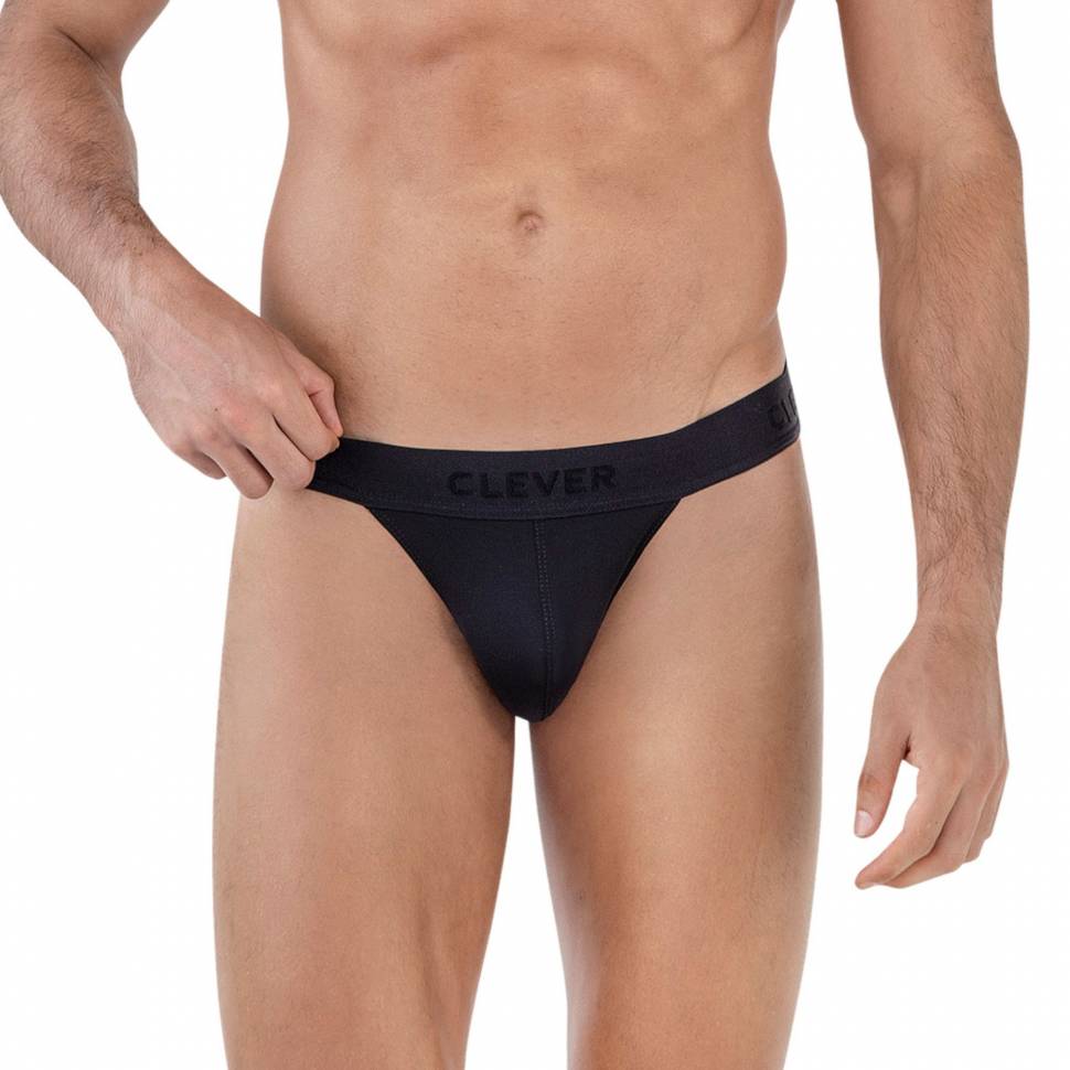 Черные трусы-танга Deseo Brief Clever Masculine Underwear