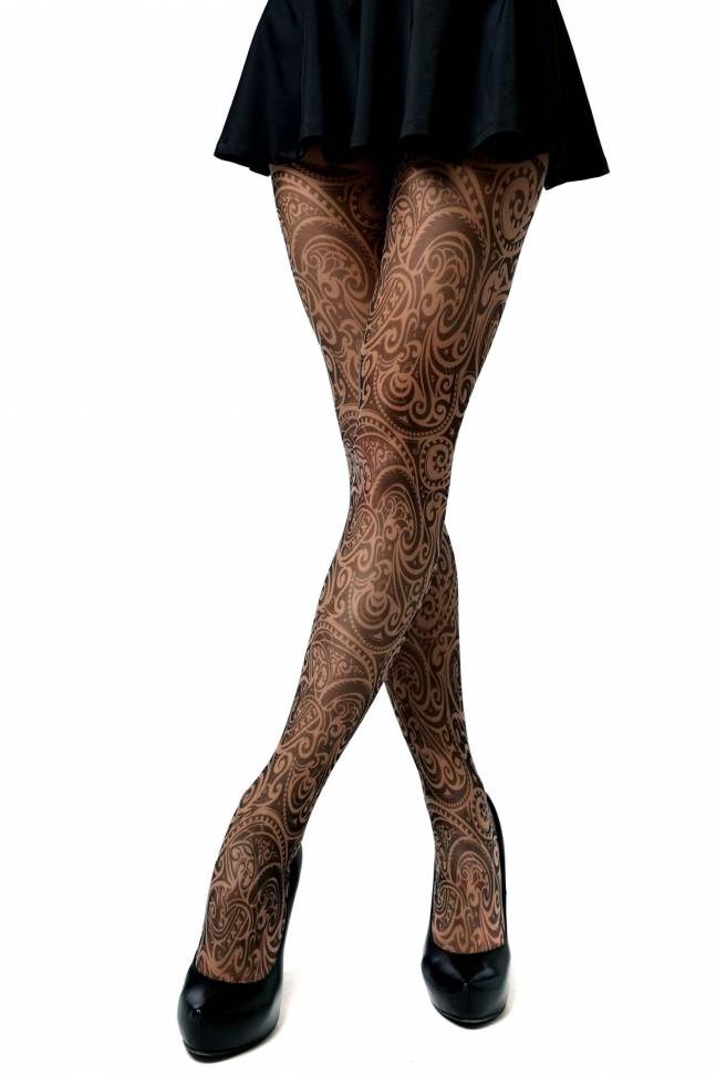 Оригинальные колготки с ажурным принтом STOP Your Style