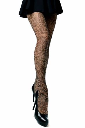 Оригинальные колготки с ажурным принтом STOP Your Style