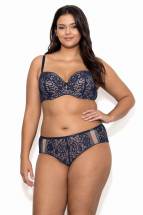 Бюстгальтер на косточках Eunika с пуш-ап вкладышами Nipplex