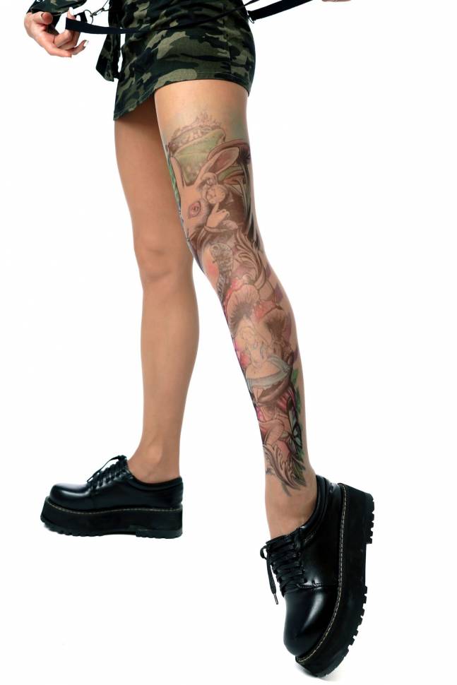 Колготки с принтом в виде героев «Алисы в Стране чудес» STOP Your Style