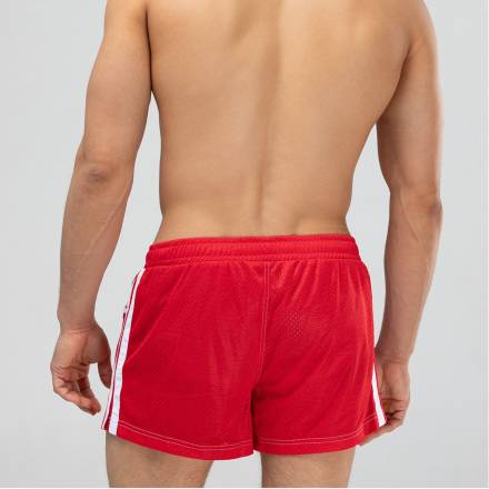 Мужские короткие шорты из быстросохнущего перфорированного материала Opium