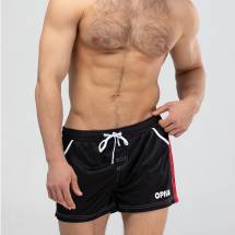 Мужские короткие шорты из быстросохнущего перфорированного материала Opium