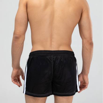 Мужские короткие шорты из быстросохнущего перфорированного материала Opium