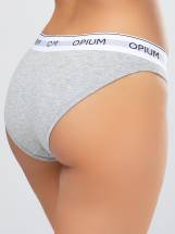 Женские хлопковые трусы-слипы в спортивном стиле Opium