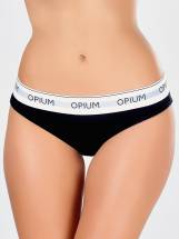 Женские хлопковые трусы-слипы в спортивном стиле Opium