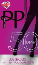 Блестящие непрозрачные колготки Pretty Polly