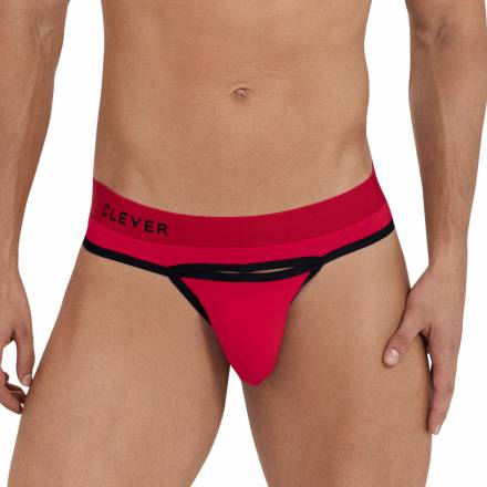 Красные мужские трусы-стринги Celestial Thong Clever Masculine Underwear