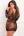 Короткое ажурное женское платье на шнуровке Rene Rofe