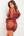 Короткое ажурное женское платье на шнуровке Rene Rofe