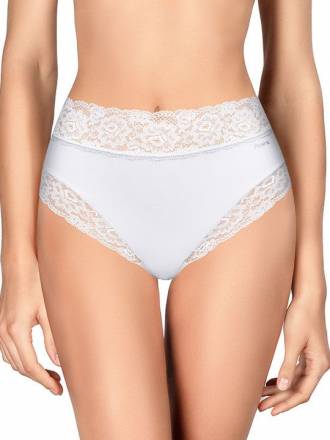 Высокие трусики-слипы с широкой кружевной оторочкой Dolce Micro Janira