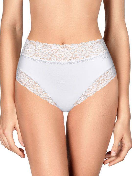 Высокие трусики-слипы с широкой кружевной оторочкой Dolce Micro Janira