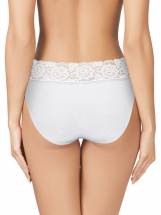Высокие трусики-слипы с широкой кружевной оторочкой Dolce Micro Janira