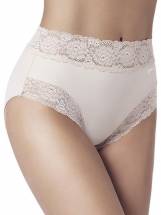 Высокие трусики-слипы с широкой кружевной оторочкой Dolce Micro Janira