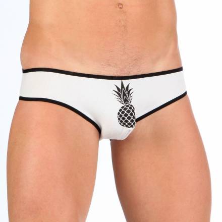 Мужские мини-слипы с черной окантовкой Pineapple Boefje