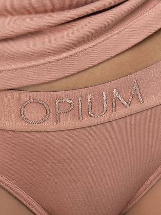 Женские трусики-стринги из гладкого трикотажа Opium