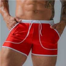 Красные плавки-боксеры с контрастной отделкой Romeo Rossi