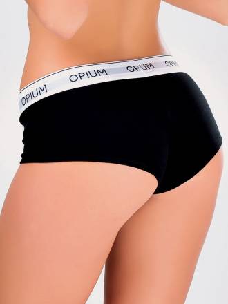 Хлопковые трусы-шортики в спортивном стиле Opium