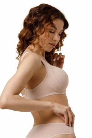 Бюстгальтер с мягкими чашками из хлопкового полотна Lengy