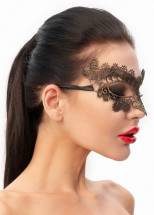 Изысканная золотистая женская карнавальная маска Джага-Джага