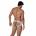 Белые трусы-джоки с ажурными вставками Urge Jockstrap Clever Masculine Underwear