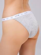 Женские трусики-танга с брендированной резинкой Opium