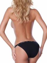 Женские трусики-танга с брендированной резинкой Opium