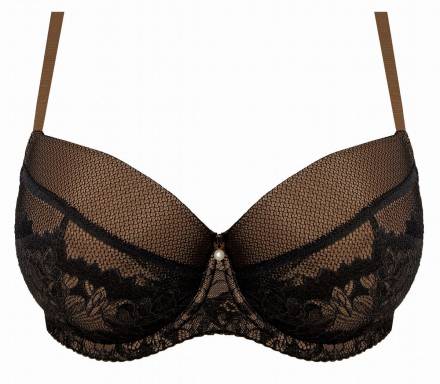 Бюстгальтер на косточках Zara с пуш-ап вкладышами Nipplex