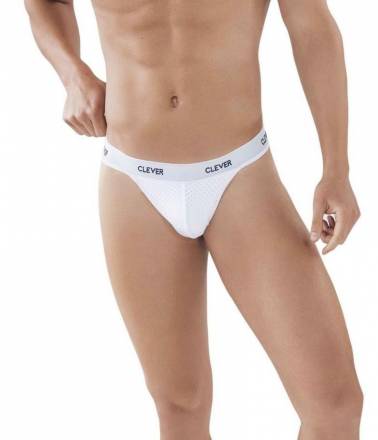 Белые мужские трусы-тонги Latin Lust Thong Clever Masculine Underwear