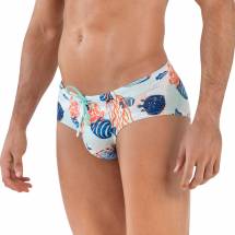 Мужские плавки с морским принтом Acuatic Swimsuit Brief Clever Masculine Underwear
