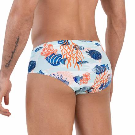 Мужские плавки с морским принтом Acuatic Swimsuit Brief Clever Masculine Underwear