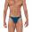 Синие мужские трусы-тонги с пряжками Flashing Thong Clever Masculine Underwear