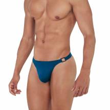 Синие мужские трусы-тонги с пряжками Flashing Thong Clever Masculine Underwear